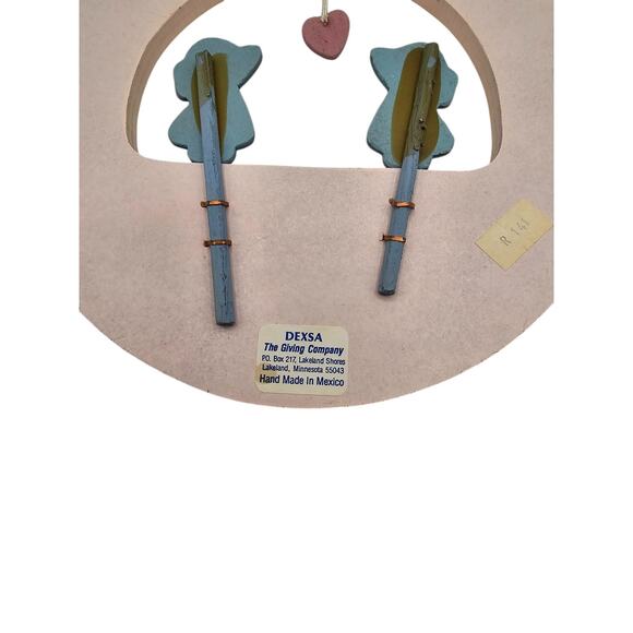 Vintage Cottagecore Hand painted Wooden Plaque The Giving Company Friendship - Picture 4 of 5